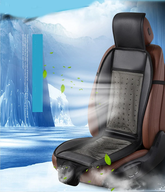 rete automobile 12V Cool Fan Car Seat Covers Universal Fit SUV sedans Chair Pad Cushion with Motor driving summer ventilation Wh
rete automobile 12V Cool Fan Car Seat Covers Universal Fit SUV sedans Chair Pad Cushion with Motor driving summer ventilation Wh