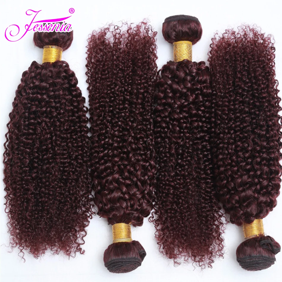 Jesssenia Pre-colored #99j 4 Bundles Malaysian Kinky Curly Hair Burgundy Human Hair Weave Remy Afro Kinky Curly Hair Bundles
Jesssenia Pre-colored #99j 4 Bundles Malaysian Kinky Curly Hair Burgundy Human Hair Weave Remy Afro Kinky Curly Hair Bundles