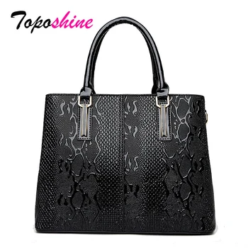Toposhine Snake Pattern Women Handbag Designer Office Women Totes Female PU Leather lady Handbags Ladies Portable Shoulder Bag
Toposhine Snake Pattern Women Handbag Designer Office Women Totes Female PU Leather lady Handbags Ladies Portable Shoulder Bag