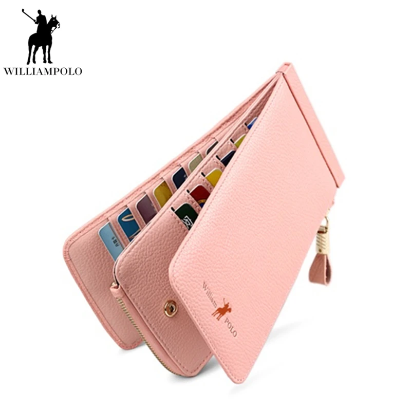 WilliamPolo Long Purse for Men Women Card Purses Brand Genuine Cow Leather Solid Card Wallet Driver License Holder PL139
WilliamPolo Long Purse for Men Women Card Purses Brand Genuine Cow Leather Solid Card Wallet Driver License Holder PL139