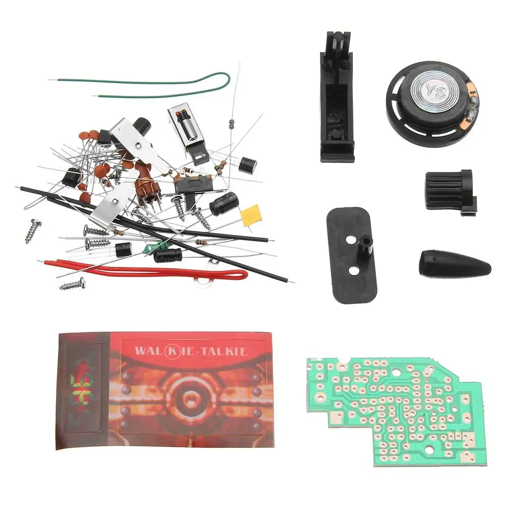 DIY Electronic Walkie-talkie Production Kit Starter Kits Welding Experiment Training Kit Integrated Circuits
DIY Electronic Walkie-talkie Production Kit Starter Kits Welding Experiment Training Kit Integrated Circuits