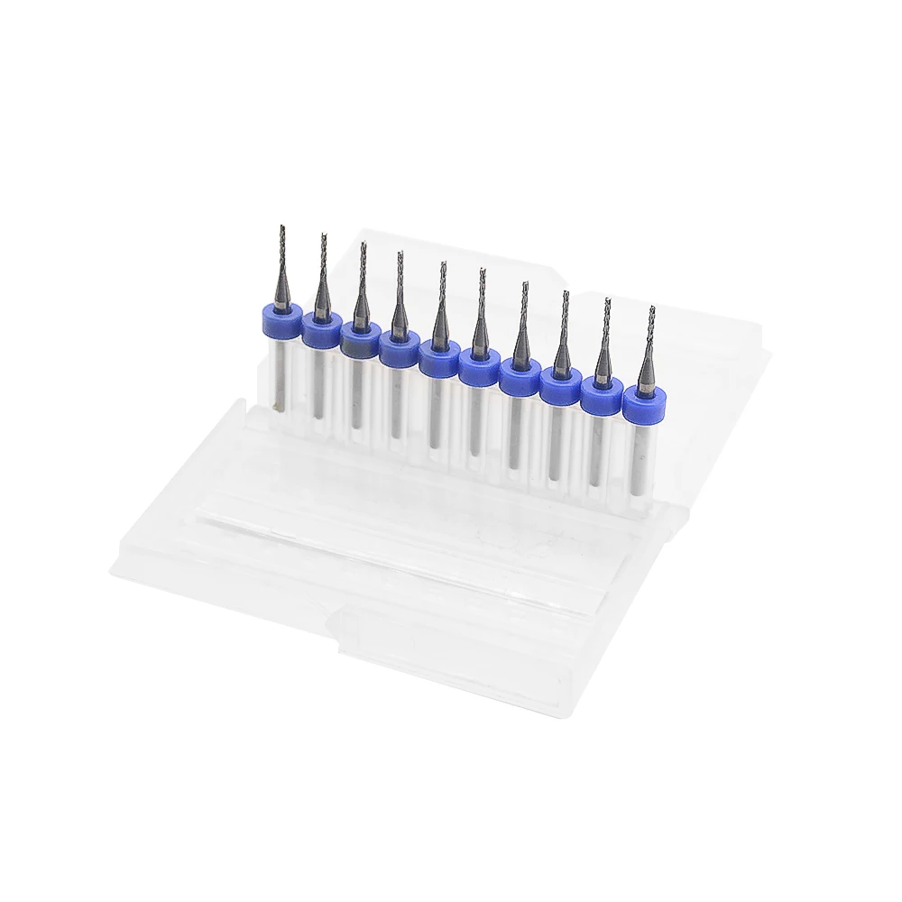 10pcs PCB milling cutter 1.0 1.5 2.0mm fish tail milling cutter corn milling cutter tungsten carbide mini end mill engraving CNC
10pcs PCB milling cutter 1.0 1.5 2.0mm fish tail milling cutter corn milling cutter tungsten carbide mini end mill engraving CNC