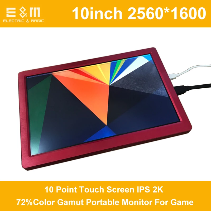 10 Inch 10 Point Touch Screen IPS 2K Portable Monitor For Game Ps3 Ps4 Xbox NS HDMI 2560*1600 USB 5V Power With Leather Case
10 Inch 10 Point Touch Screen IPS 2K Portable Monitor For Game Ps3 Ps4 Xbox NS HDMI 2560*1600 USB 5V Power With Leather Case