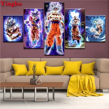 5 Piece Dragon Ball Goku 5D DIY Diamond Painting Rhinestones Picture Mosaic Cross Stitch Diamond Embroidery Home Decoration
5 Piece Dragon Ball Goku 5D DIY Diamond Painting Rhinestones Picture Mosaic Cross Stitch Diamond Embroidery Home Decoration
