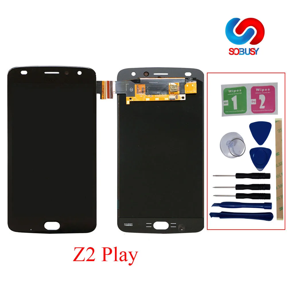 Оригинальный Super AMOLED ЖК дисплей для Motorola Moto Z2 Play XT1710 с сенсорным экраном и