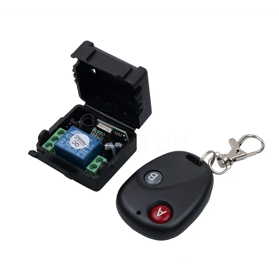 Kebidu New Universal Wireless Remote Control Switch DC12V 10A 433MHz Telecomando Transmitter with Receiver
Kebidu New Universal Wireless Remote Control Switch DC12V 10A 433MHz Telecomando Transmitter with Receiver