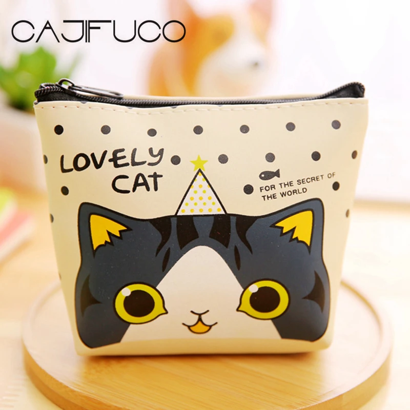 CAJIFUCO Lovely Cat Coin Purse Kitten PU Leather Key Wallet Cartoon Money Pocket Mini Zipper Wallet Credit Card Coin Case Female
CAJIFUCO Lovely Cat Coin Purse Kitten PU Leather Key Wallet Cartoon Money Pocket Mini Zipper Wallet Credit Card Coin Case Female