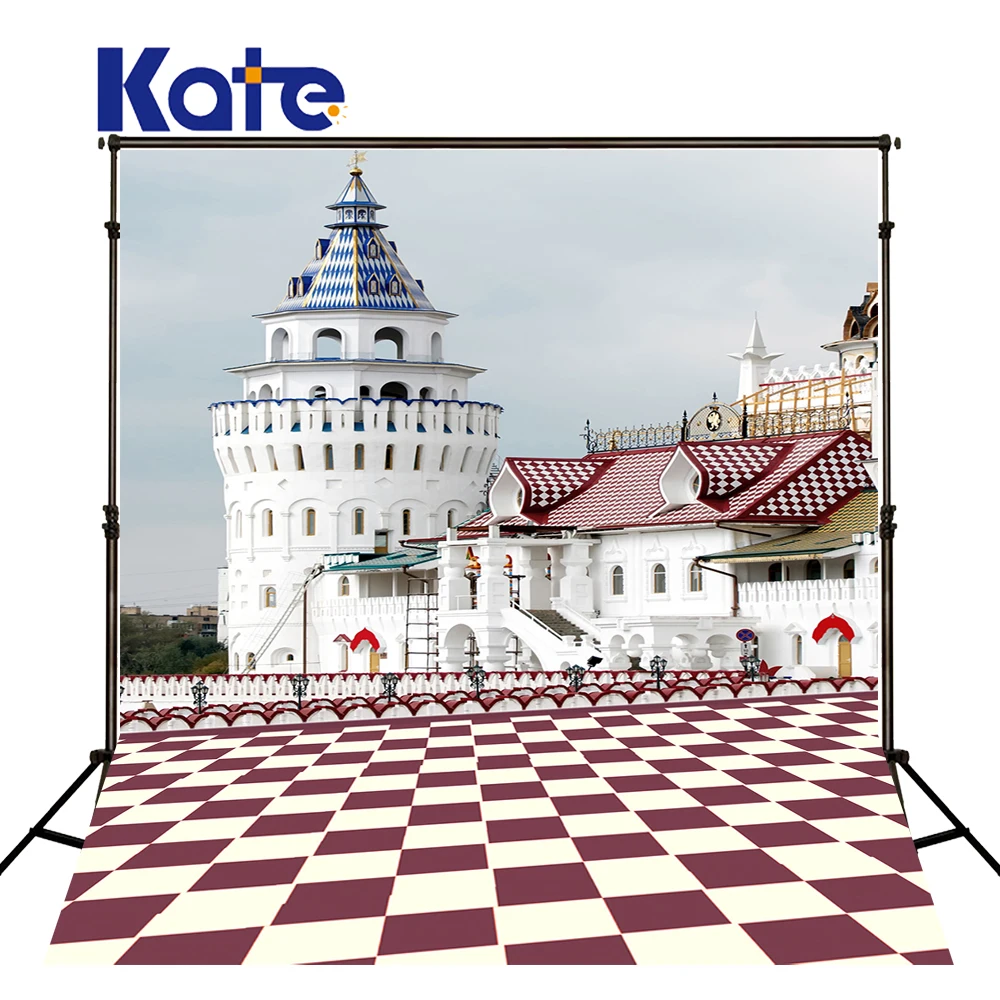 

300Cm*200Cm(About 10Ft*6.5Ft) Backgrounds Tall Luxury Castle House Photography Backdrops Photo Lk 1416