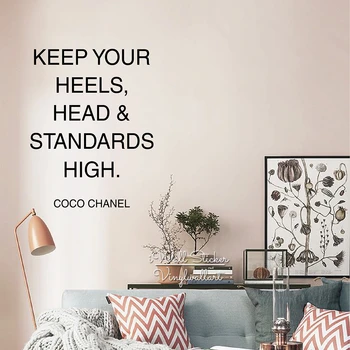 Inspirational Quote Wall Sticker Motivational Quote Wall Sticker Keep Your Heels Head & Standards High Quotes Cut Vinyl Q198
Inspirational Quote Wall Sticker Motivational Quote Wall Sticker Keep Your Heels Head & Standards High Quotes Cut Vinyl Q198