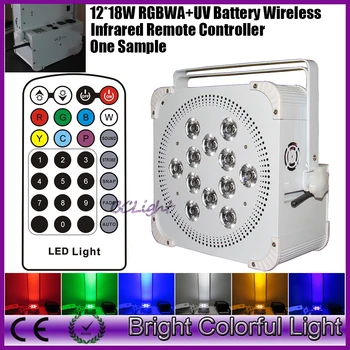 Wedding Uplighting Rechargeable DMX Wireless Battery Powered 6in1 RGBWAUV 12*18w LED Flat Par Light with IR Controller
Wedding Uplighting Rechargeable DMX Wireless Battery Powered 6in1 RGBWAUV 12*18w LED Flat Par Light with IR Controller