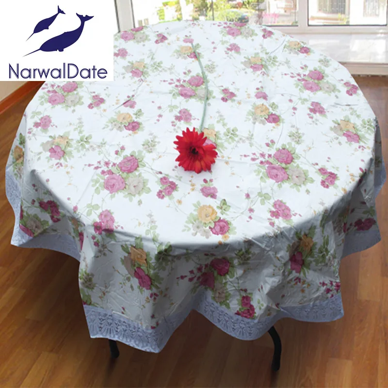 Floral PVC Waterproof Oilproof Round Tablecloths Embroidery Table Cover for Round Table Round Tablecloth for Home Hotel Banquet
Floral PVC Waterproof Oilproof Round Tablecloths Embroidery Table Cover for Round Table Round Tablecloth for Home Hotel Banquet