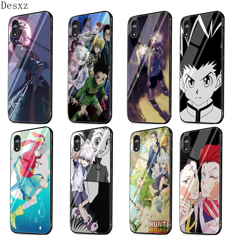 Mobile Phone Case Glass For iPhone 7 8 6 6S X XS Max XR 5 5S SE Cover Hunter HXH Shell Casing
Mobile Phone Case Glass For iPhone 7 8 6 6S X XS Max XR 5 5S SE Cover Hunter HXH Shell Casing