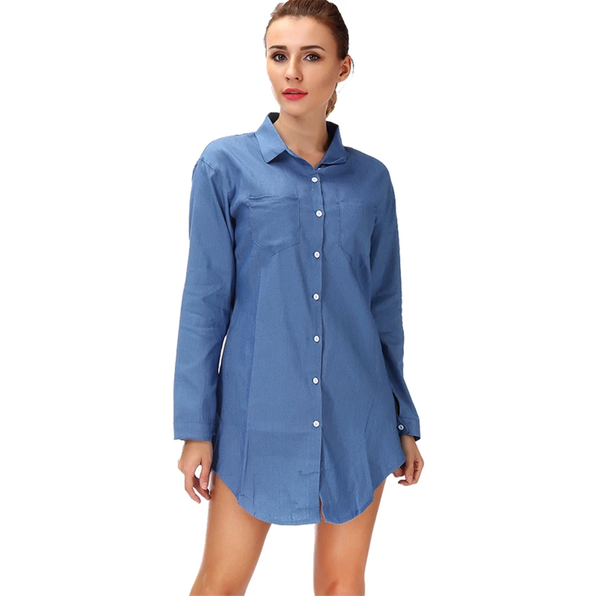 New Women Tops Blouse Spring Long-Sleeve Casual Body Denim Shirt Slim Cotton Jeans Shirts Women Shirts Blusas DropShipping
New Women Tops Blouse Spring Long-Sleeve Casual Body Denim Shirt Slim Cotton Jeans Shirts Women Shirts Blusas DropShipping