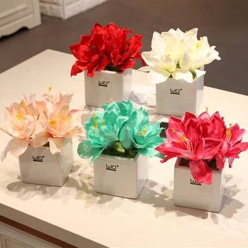 Artificial flowers peony bonsai potted Ceramic vase Potted plants flower home decoration party supplies wedding decoration
Artificial flowers peony bonsai potted Ceramic vase Potted plants flower home decoration party supplies wedding decoration