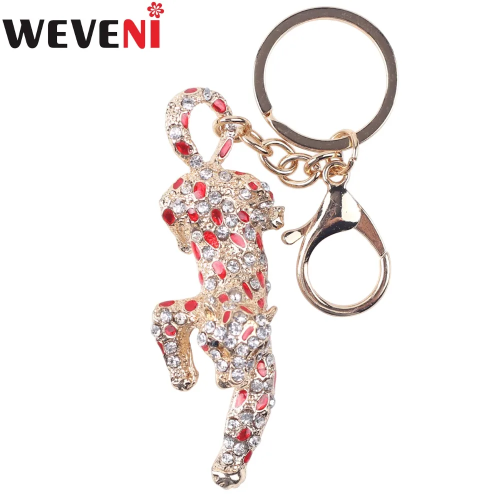WEVENI Rhinestone Metal Cheetah Leopard Key Chain Key Holder Keyring Charm Trendy Animal Jewelry For Women Pendant Dropship
WEVENI Rhinestone Metal Cheetah Leopard Key Chain Key Holder Keyring Charm Trendy Animal Jewelry For Women Pendant Dropship