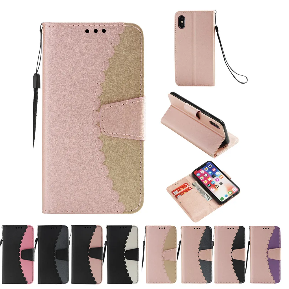 Color Contrast Flip Case for Iphone XS XR XS MAX 7 8 Stitching Pattern Case For Iphone 7plus 8P Fashion Wallet Magnetic Cover 
Color Contrast Flip Case for Iphone XS XR XS MAX 7 8 Stitching Pattern Case For Iphone 7plus 8P Fashion Wallet Magnetic Cover