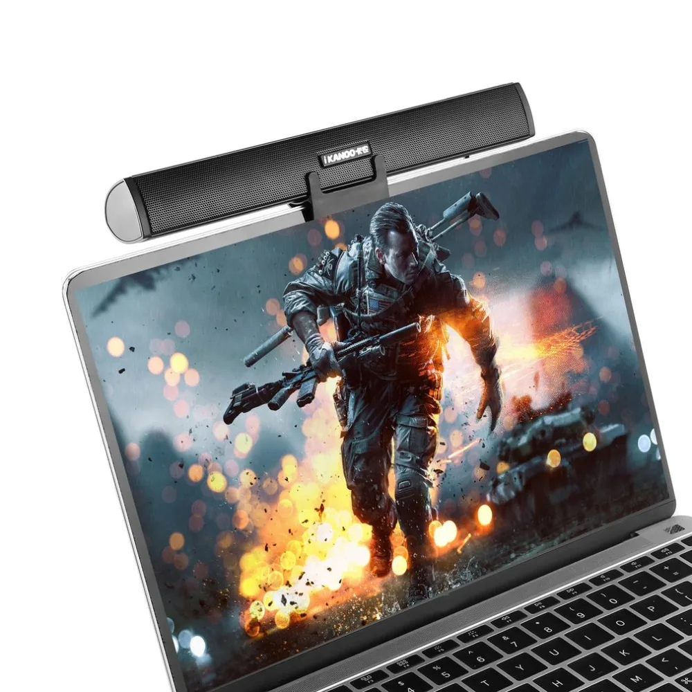 iKANOO 3.5mm USB Power Laptop Computer PC Notebook Audio Speaker Audio Stereo Amplifier Soundbar Earphone Jack with Holder
iKANOO 3.5mm USB Power Laptop Computer PC Notebook Audio Speaker Audio Stereo Amplifier Soundbar Earphone Jack with Holder