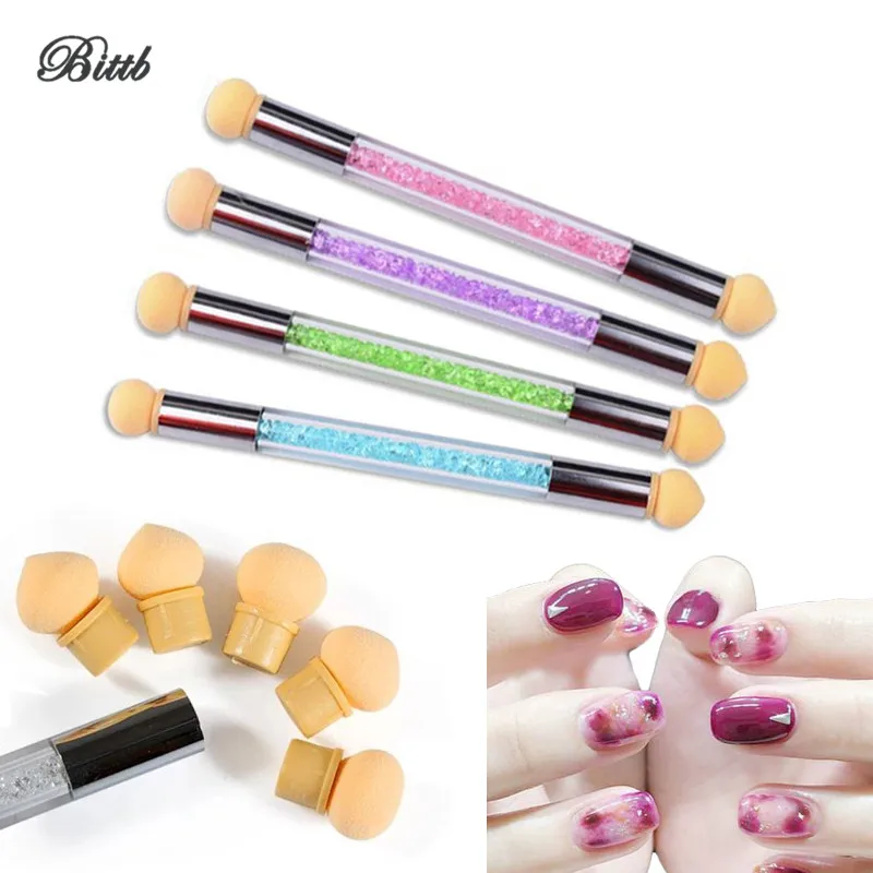 Gradient Nail Art Sponge Pen Set Transfer Color Nail Art Brushes UV Gel Painting Tools Replacable Head Nail Design Sponge Set
Gradient Nail Art Sponge Pen Set Transfer Color Nail Art Brushes UV Gel Painting Tools Replacable Head Nail Design Sponge Set