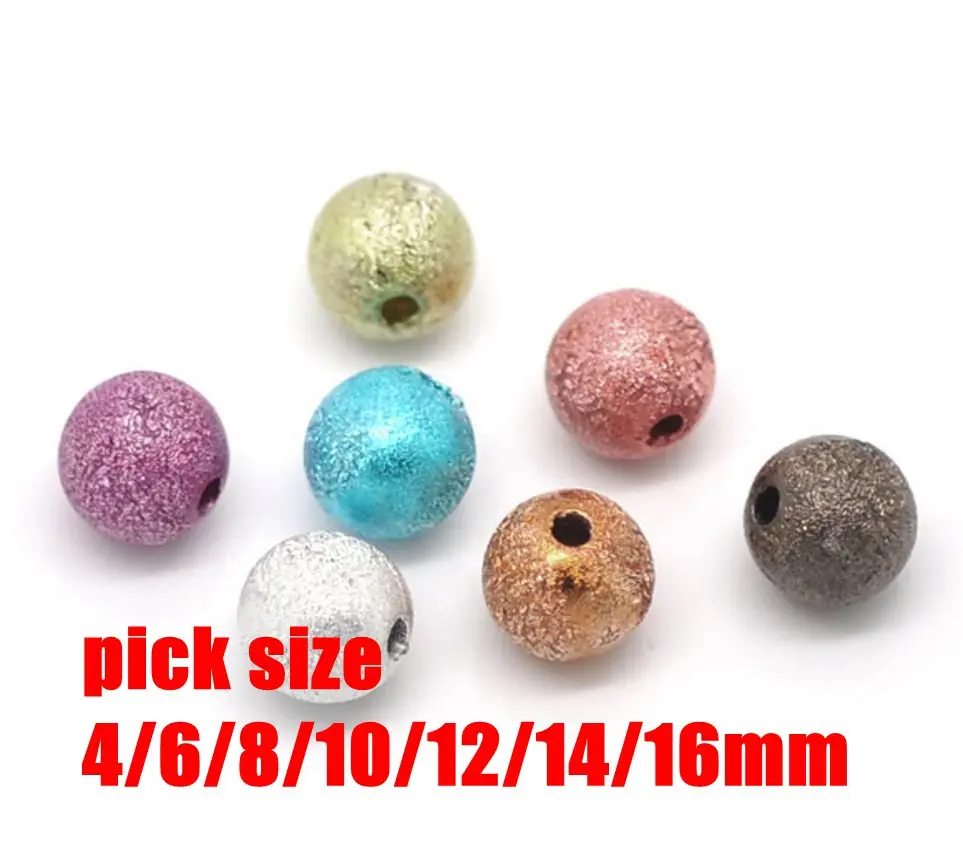 Free Shipping Stardust Beads Acrylic Round Ball Spacer Beads Charms Findings 4/6/8/10/12/14/16MM Pick Size For Jewelry Making
Free Shipping Stardust Beads Acrylic Round Ball Spacer Beads Charms Findings 4/6/8/10/12/14/16MM Pick Size For Jewelry Making