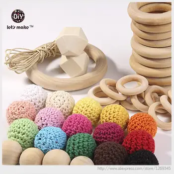 Let's make Wooden Teether Baby Teething Wood Crochet Beads Set DIY Crafts For Baby Stroller Toys Baby Crib Toy Strolle
Let's make Wooden Teether Baby Teething Wood Crochet Beads Set DIY Crafts For Baby Stroller Toys Baby Crib Toy Strolle