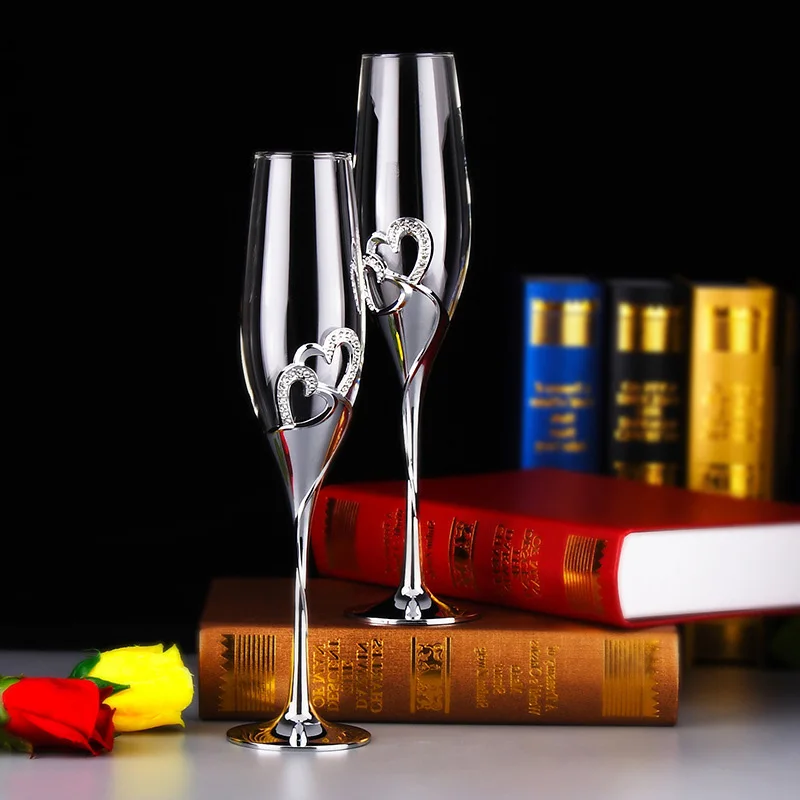 Image wine glass stainless champagne glasses steel wine glass whiskey glass glassware wine glasses drinking glasses drinking glass