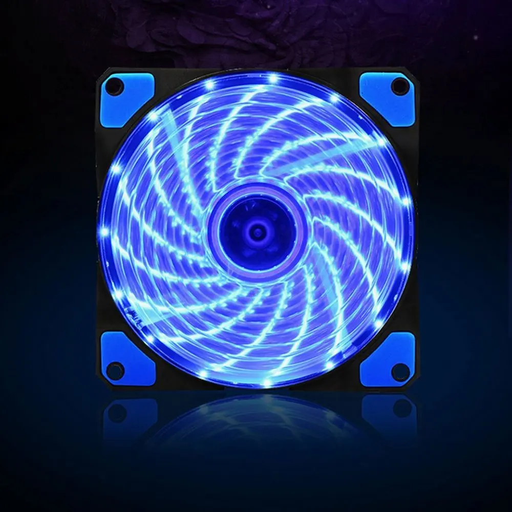 120mm LED Ultra Silent Computer PC Case Fan 15 LEDs 12V With Rubber Quiet Connector Easy Installed Fan
120mm LED Ultra Silent Computer PC Case Fan 15 LEDs 12V With Rubber Quiet Connector Easy Installed Fan