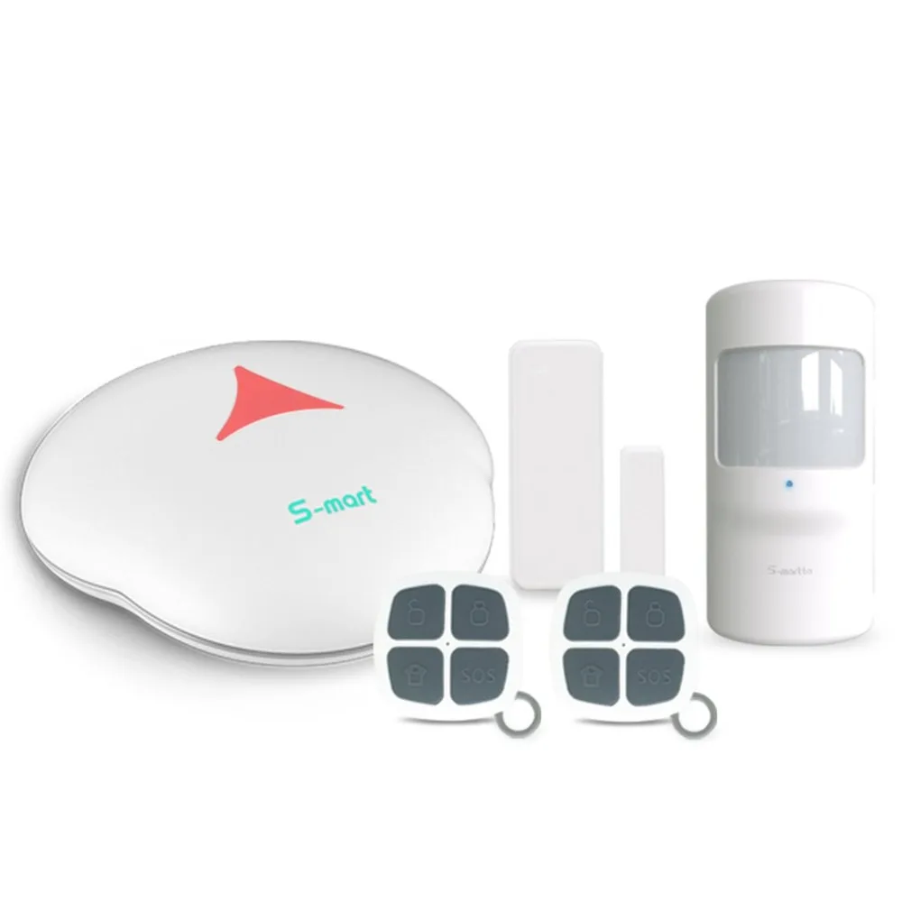 433mhz WIFI GSM Home Security Alarm System with Android/IOS APP control Wireless Smart Home Burglar Alarm
433mhz WIFI GSM Home Security Alarm System with Android/IOS APP control Wireless Smart Home Burglar Alarm