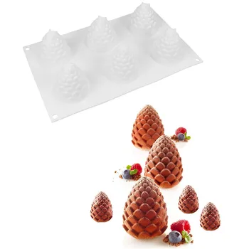 3D Pine Nuts shape Cake Mold Silicone Mousse Mould Pudding Chocolate Brownie Dessert Cake Baking Tray DIY Cake Tools
3D Pine Nuts shape Cake Mold Silicone Mousse Mould Pudding Chocolate Brownie Dessert Cake Baking Tray DIY Cake Tools