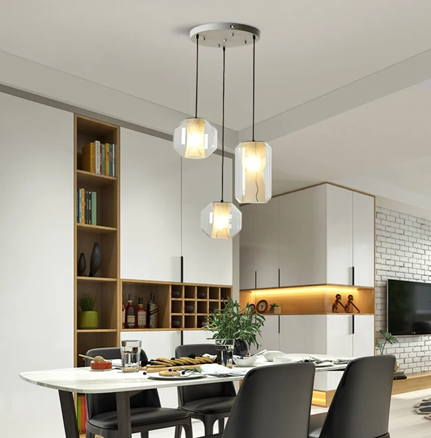 Modern designer imitation marble glass pendant lights modern bedroom restaurant bar style dinner decoration single head lamp 
Modern designer imitation marble glass pendant lights modern bedroom restaurant bar style dinner decoration single head lamp