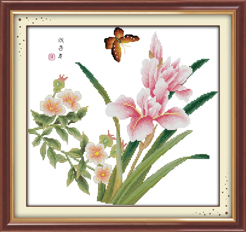 Elegant seasons(2) Cross Stitch Kits 11CT Printed 14CT Set DIY Chinese Cotton Cross-stitch Counted Embroidery Needlework
Elegant seasons(2) Cross Stitch Kits 11CT Printed 14CT Set DIY Chinese Cotton Cross-stitch Counted Embroidery Needlework