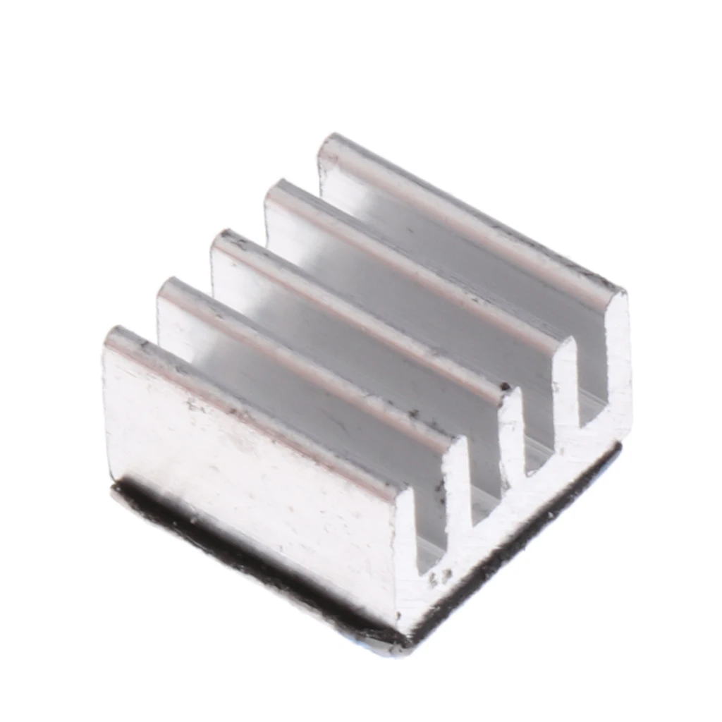 New Arrival High Quality 50Pcs Mini Aluminum Heat Sink Cooling Fin For LED Power Chip 8.8x8.8x5mm Fans & Cooling