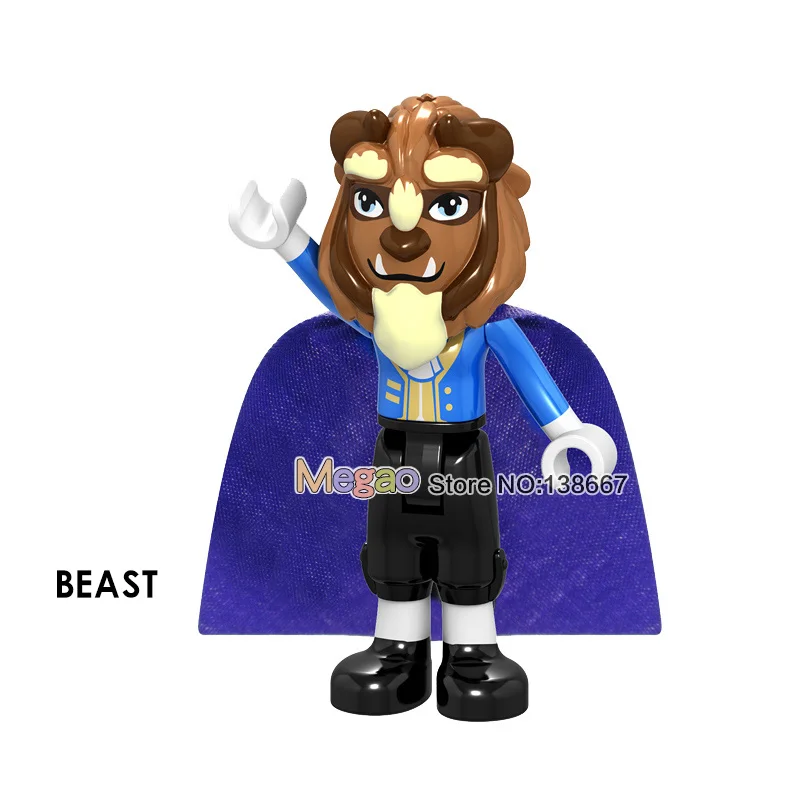 Single Beauty and the beast Cartoon Movie Figures Cinderella Belle Princess Anna Elsa Mulan Building Blocks Toys for Children
Single Beauty and the beast Cartoon Movie Figures Cinderella Belle Princess Anna Elsa Mulan Building Blocks Toys for Children