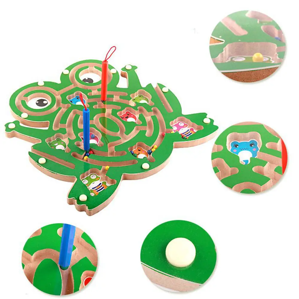 Magnetic Wand Wiggles and Worms Marbles Labyrinth Wooden Animal Maze Educational Kids Parenting Family Game Toys
Magnetic Wand Wiggles and Worms Marbles Labyrinth Wooden Animal Maze Educational Kids Parenting Family Game Toys