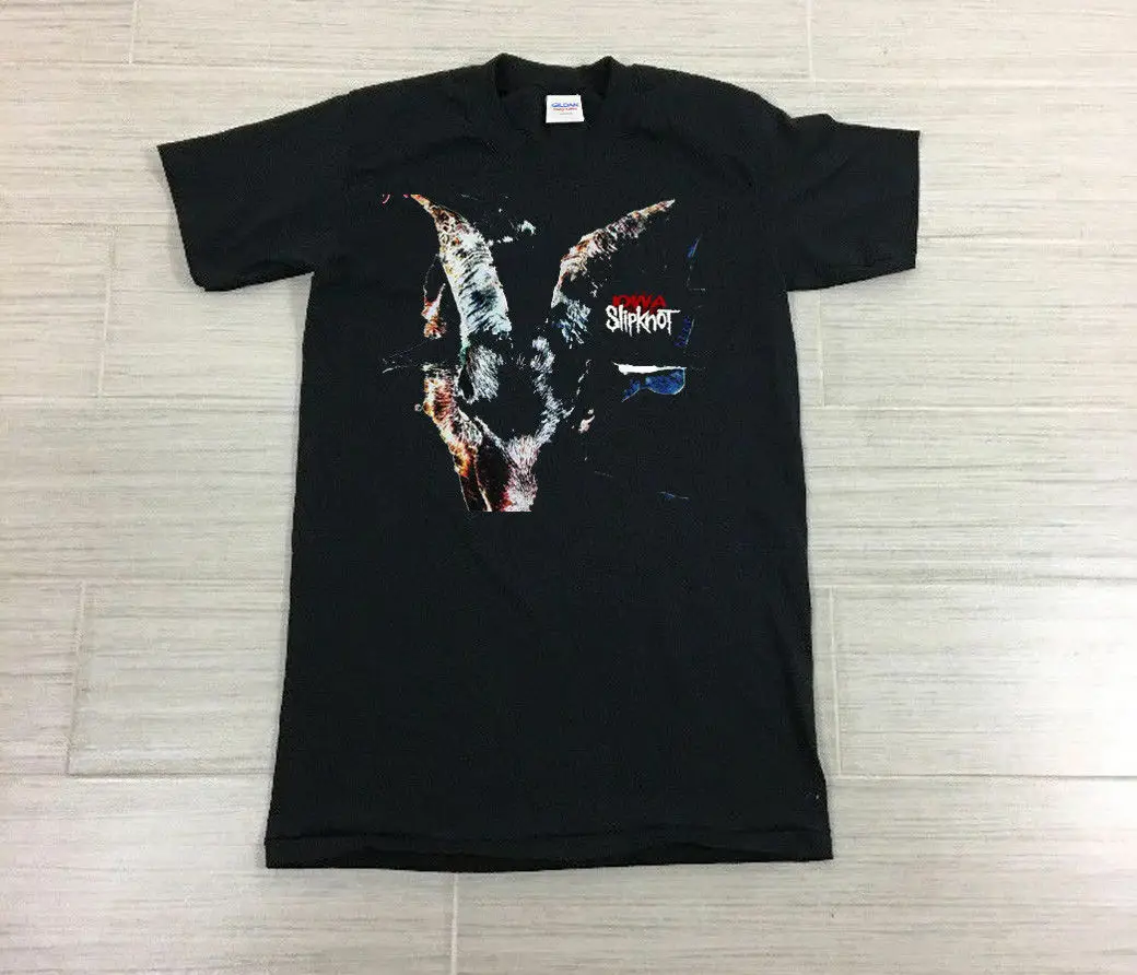 Винтажная Футболка Slipknot Iowa Tour 2001 рубашка с металлическим рисунком рок