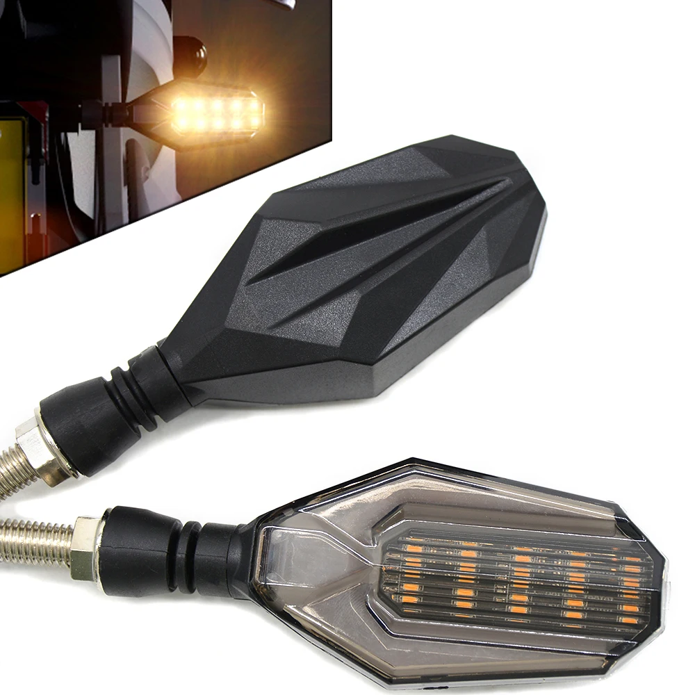 Motorcycle LED Turn Signal Lamps Left Right Signals Daytime Flicker Lights waterproof Indicators Blinkers for Honda Kawasaki BMW
Motorcycle LED Turn Signal Lamps Left Right Signals Daytime Flicker Lights waterproof Indicators Blinkers for Honda Kawasaki BMW