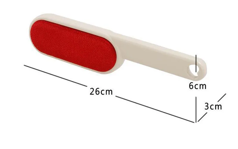 Double Sided Lint Remover Brush Velour Surface for Pet Hair Clothes Dust and Lint, Pet Grooming Accessories