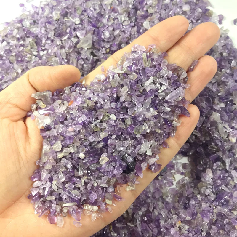 2-5mm Natural Amethyst Gravel Tumbled Stone Crystal Healing Stone Magnet feng shui Stones Jewelry Making Home Decoration
2-5mm Natural Amethyst Gravel Tumbled Stone Crystal Healing Stone Magnet feng shui Stones Jewelry Making Home Decoration