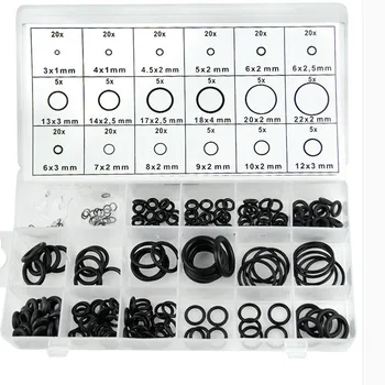 225pcs/set Rubber O Ring O-Ring Washer Seals Gasket 18 sizes Washer Automotive Air Conditioner Gasket
225pcs/set Rubber O Ring O-Ring Washer Seals Gasket 18 sizes Washer Automotive Air Conditioner Gasket