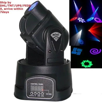 DHL Free High Quality LED Mini moving head beam spot lights 15W DJ stage home party power 20W multi-color change DMX controller
DHL Free High Quality LED Mini moving head beam spot lights 15W DJ stage home party power 20W multi-color change DMX controller