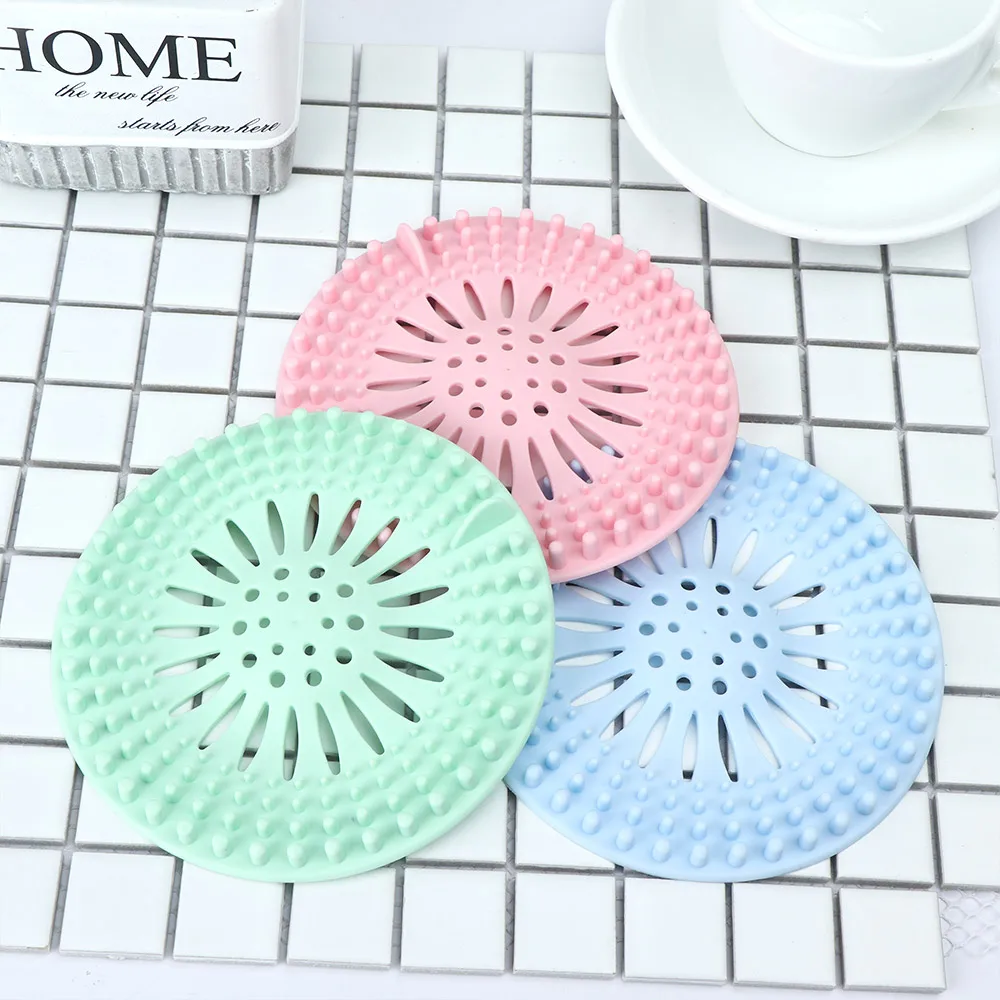 1PC Drain Floor Hair Filter Screen Kitchen Sink Silicone Hair Catcher Bathroom Stopper Strainers Shower Basin Sewer Outfall
1PC Drain Floor Hair Filter Screen Kitchen Sink Silicone Hair Catcher Bathroom Stopper Strainers Shower Basin Sewer Outfall