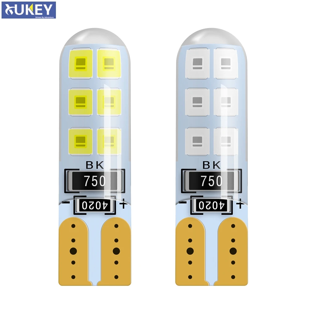 Xukey Car T10 LED Wedge Bulbs 501 168 W5W Lamp Auto Clearance Cabin DRL Reverse Turn Side Lights 12V 2W 2835-12SMD White Blue
Xukey Car T10 LED Wedge Bulbs 501 168 W5W Lamp Auto Clearance Cabin DRL Reverse Turn Side Lights 12V 2W 2835-12SMD White Blue