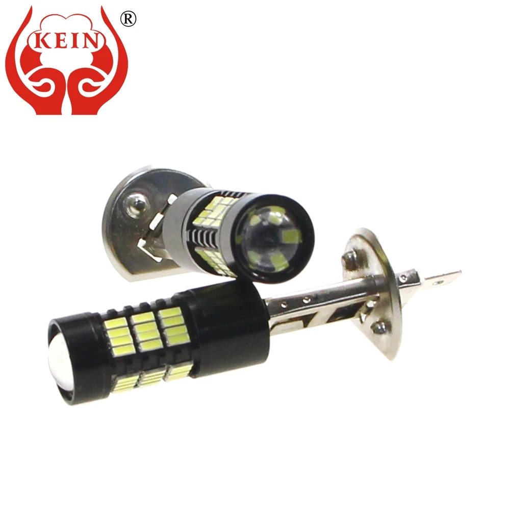 KEIN 2PCS H1 LED Fog light High Power 6000K 4014 54SMD 12V H1 led lamp car auto External DRL Daytime Running Vehicle Light lamp
KEIN 2PCS H1 LED Fog light High Power 6000K 4014 54SMD 12V H1 led lamp car auto External DRL Daytime Running Vehicle Light lamp