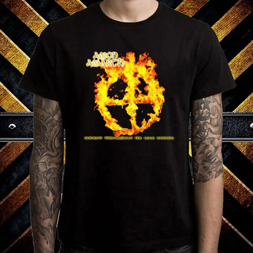 Amon Amarth Sorrow Throughout The Nine Worlds Men's Black T-Shirt Size S to 3XL
Amon Amarth Sorrow Throughout The Nine Worlds Men's Black T-Shirt Size S to 3XL