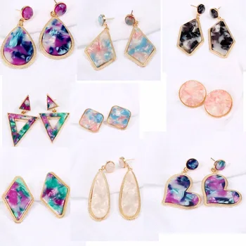 Dayoff 10 Pcs Woman Jewelry Wholesale Exquisite Famale Gold Dangle Earring Colorful Earrings For Women Large Long Earings E790
Dayoff 10 Pcs Woman Jewelry Wholesale Exquisite Famale Gold Dangle Earring Colorful Earrings For Women Large Long Earings E790