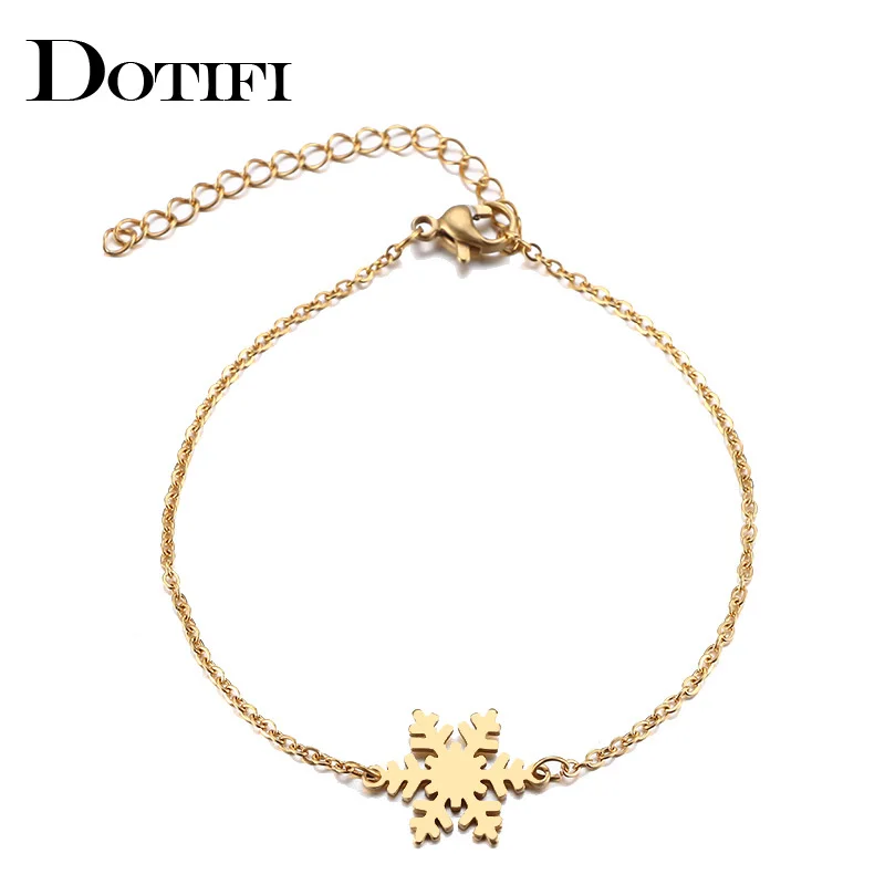 DOTIFI Stainless Steel Bracelet For Women Man Snow Gold And Silver Color Pulseira Feminina Lover's Engagement Jewelry
DOTIFI Stainless Steel Bracelet For Women Man Snow Gold And Silver Color Pulseira Feminina Lover's Engagement Jewelry