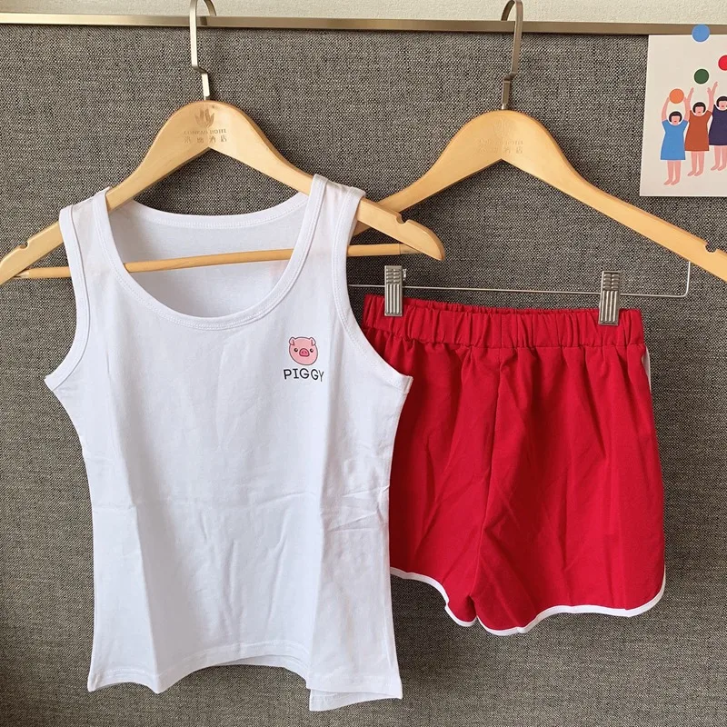 100% Cotton Sexy Sleeveless Vest Pajamas Sets for Women Summer Shorts Sleepwear Cute Girls Homewear Pijama Mujer Student Clothes
100% Cotton Sexy Sleeveless Vest Pajamas Sets for Women Summer Shorts Sleepwear Cute Girls Homewear Pijama Mujer Student Clothes