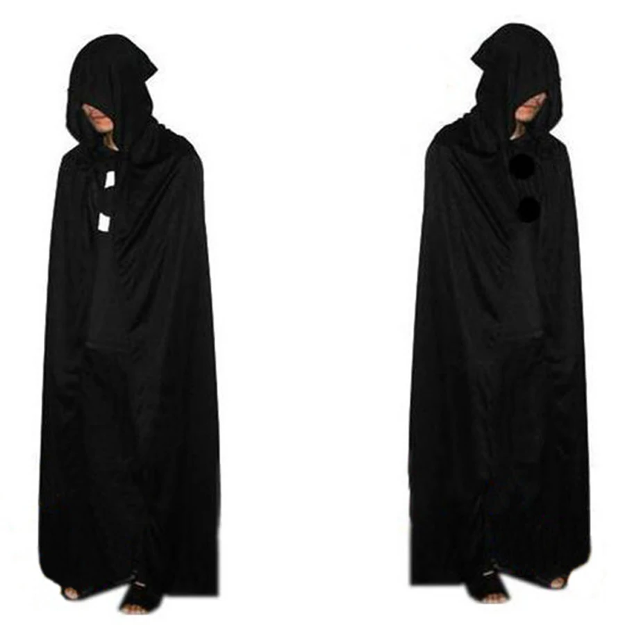 

Death Cloak Cosplay Ghost Clothes Multi Cape Hooded Cloaks Halloween Costume For Adult Costumes Vampire Cape Cosplay fantasias