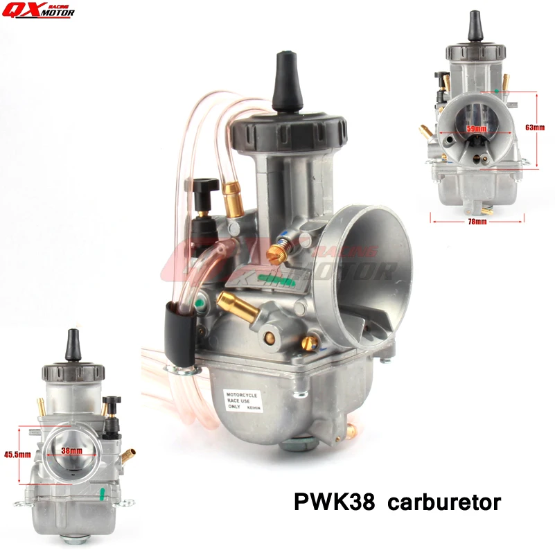 Universal PWK Carburetor 38mm Carb For Keihin CRF YZF KLX RMZ Dirt Bike Enduro Motorcycle ATV Quad
Universal PWK Carburetor 38mm Carb For Keihin CRF YZF KLX RMZ Dirt Bike Enduro Motorcycle ATV Quad
