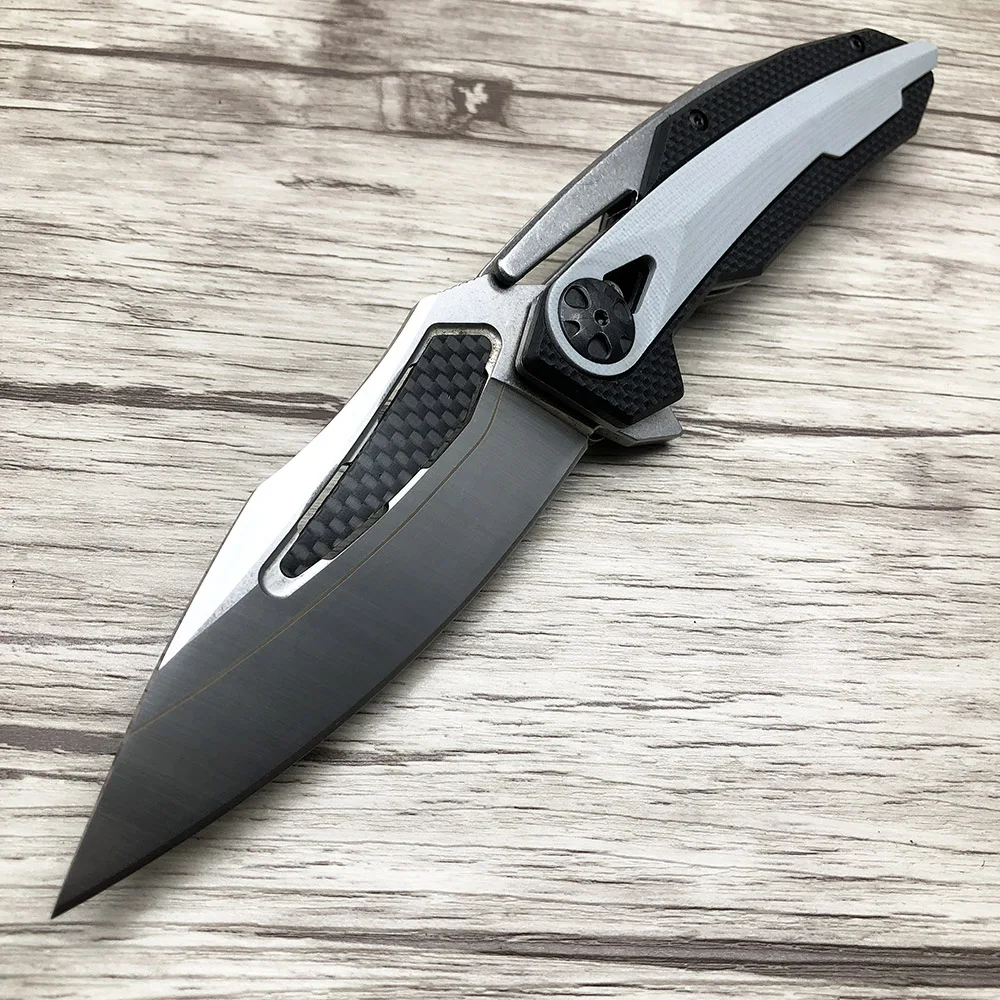 ZT 0999 тактический складной нож ZT0999 D2 сталь + углеродное волокно с ЧПУ...