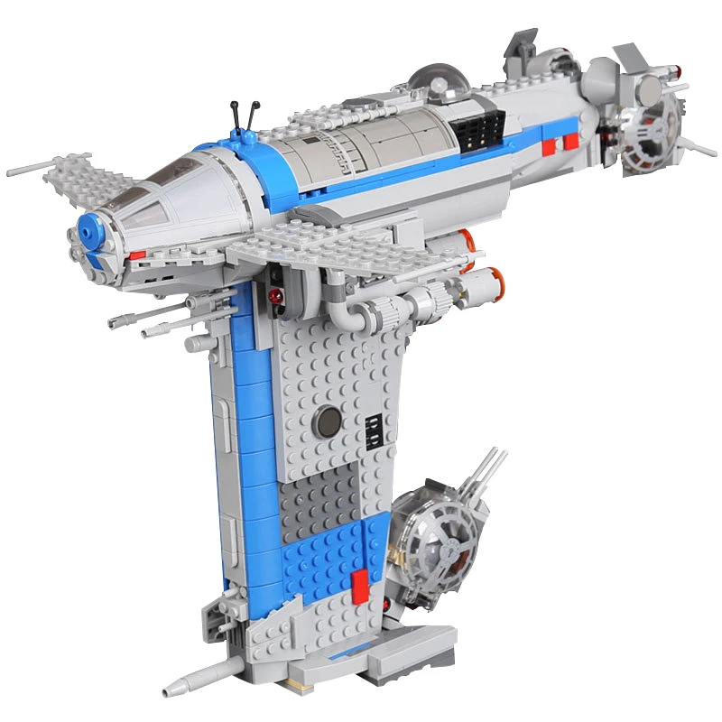 Lepin 05129 The Rebel Bomber Set 873Pcs Star Wars Series Educational Building Blocks Brick Toys For Children Gift Legoings 75188
Lepin 05129 The Rebel Bomber Set 873Pcs Star Wars Series Educational Building Blocks Brick Toys For Children Gift Legoings 75188